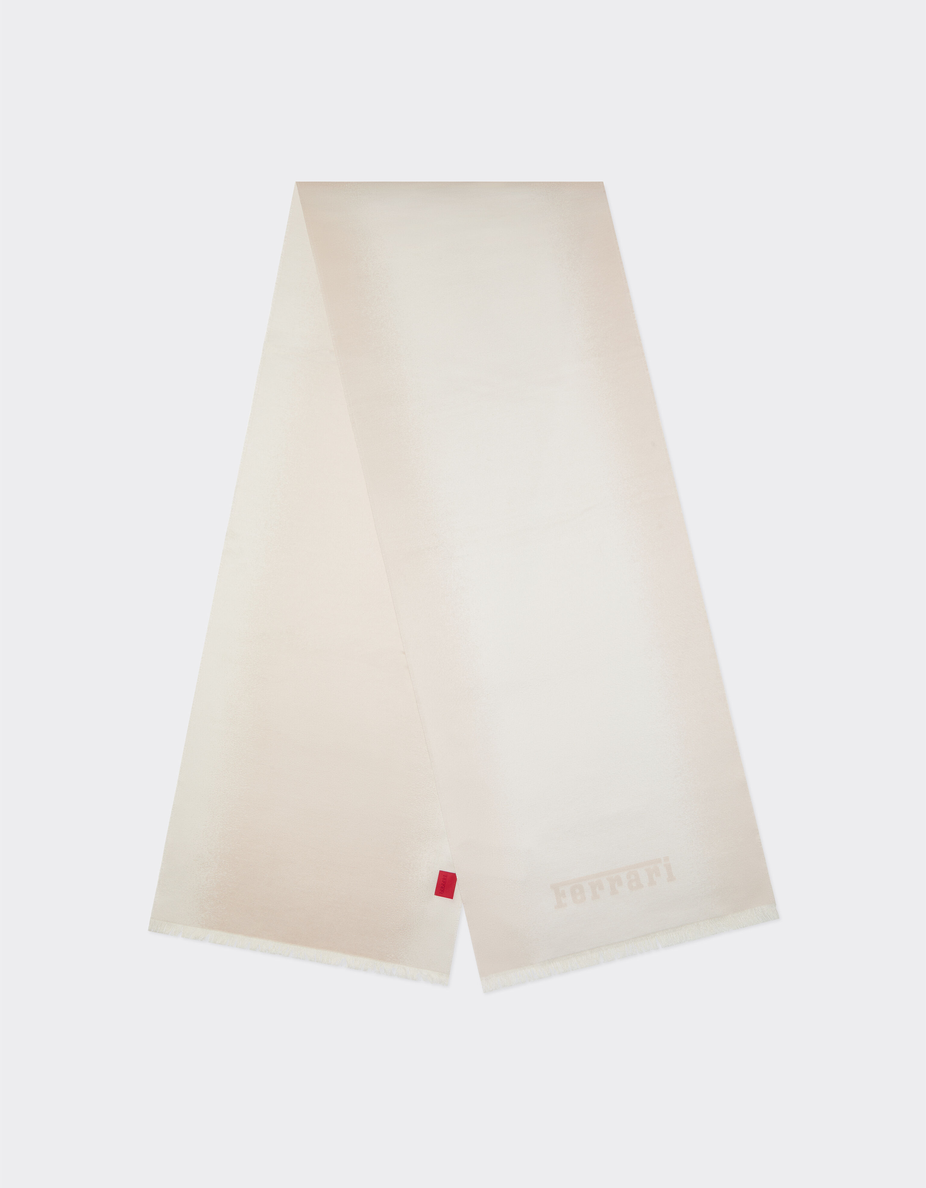 Brushed silk scarf Ferrari Brushed silk scarf Oat 50368f