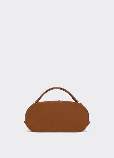 Ferrari Mini bolso bowling Ferrari Dino Soft en ante Jute 50580f