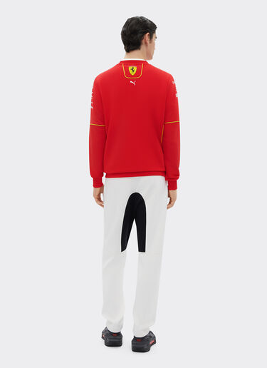 Ferrari Sweat-shirt Replica Team Scuderia Ferrari 2024 Rosso Corsa F1140f