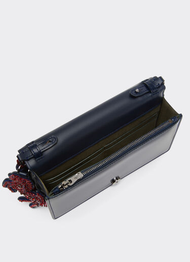 Ferrari GT glossy leather wallet Ferrari Ferrari GT glossy leather wallet Navy 51202f