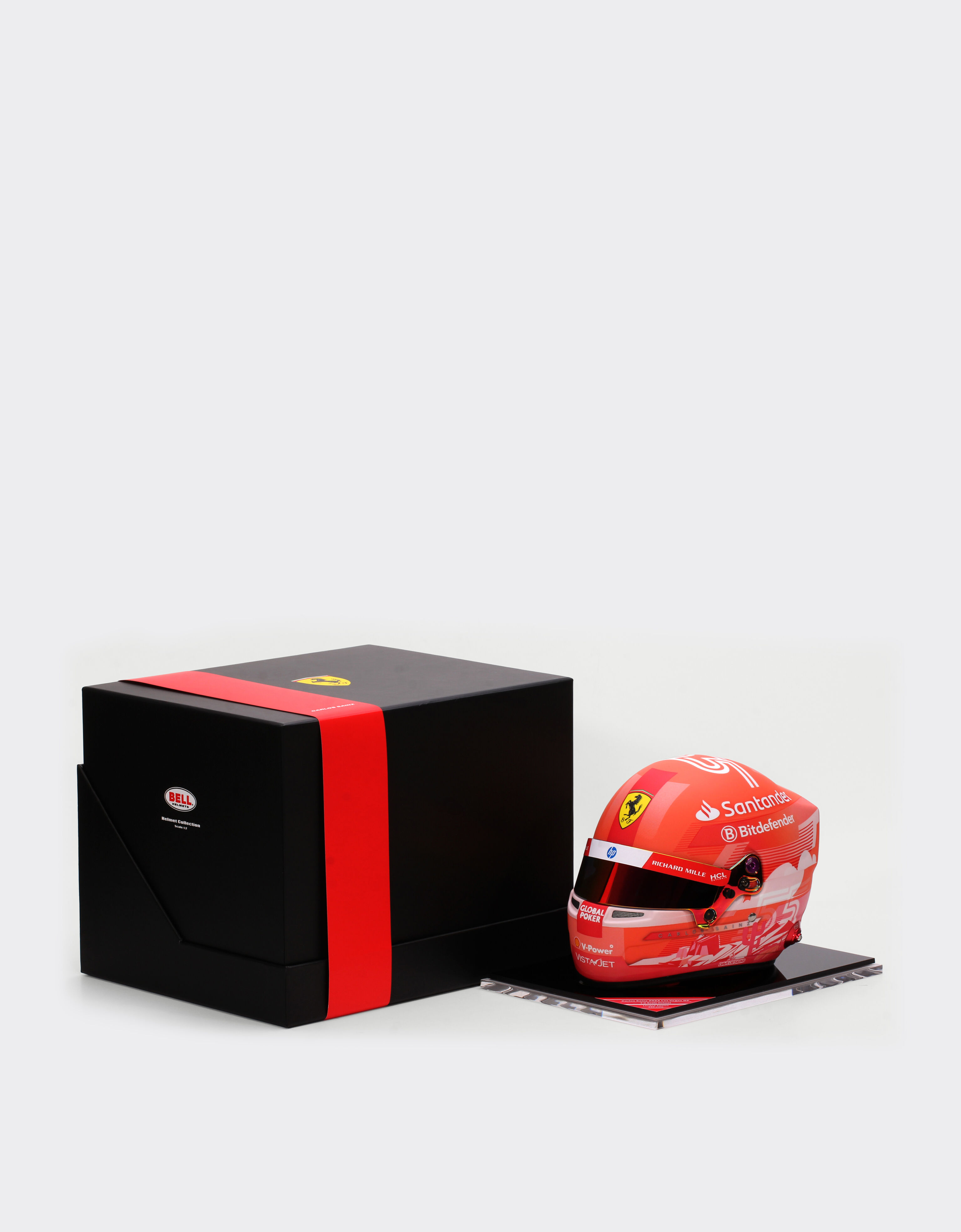 Ferrari Carlos Sainz Las Vegas 2024 Special Edition mini helmet in 1:2 scale MULTICOLOUR F1612f