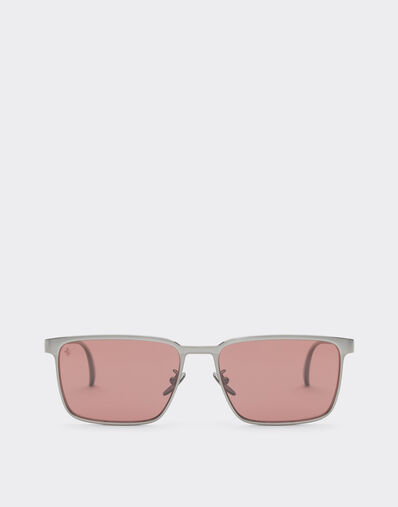 Ferrari Ferrari sunglasses in gunmetalmetal with red polarized lenses Gunmetal LA0LGf