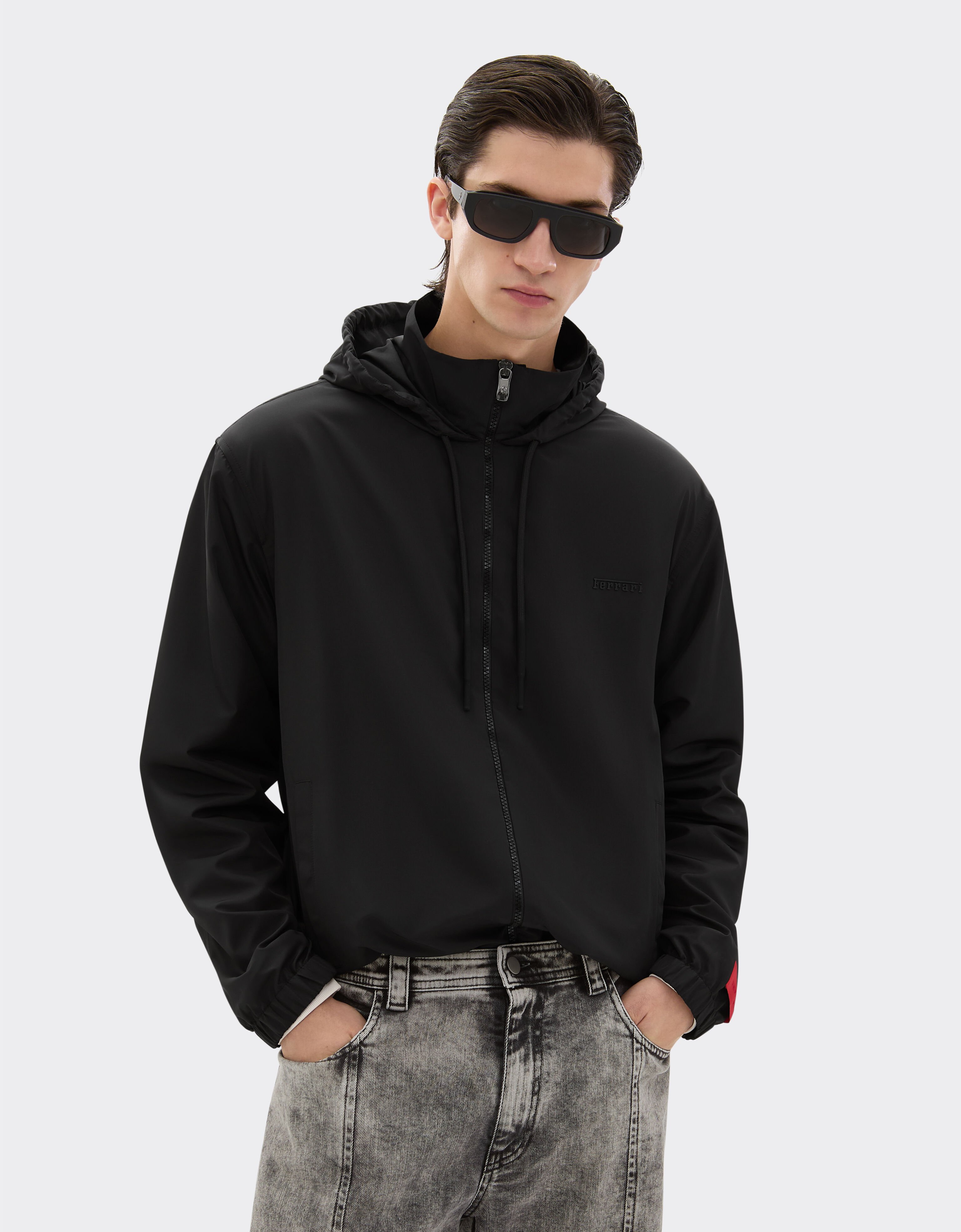 Ferrari Chaqueta cortavientos de nailon Black 22723f