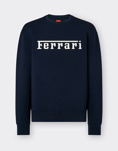 Ferrari Scuba sweatshirt with Ferrari logo Navy 20518f