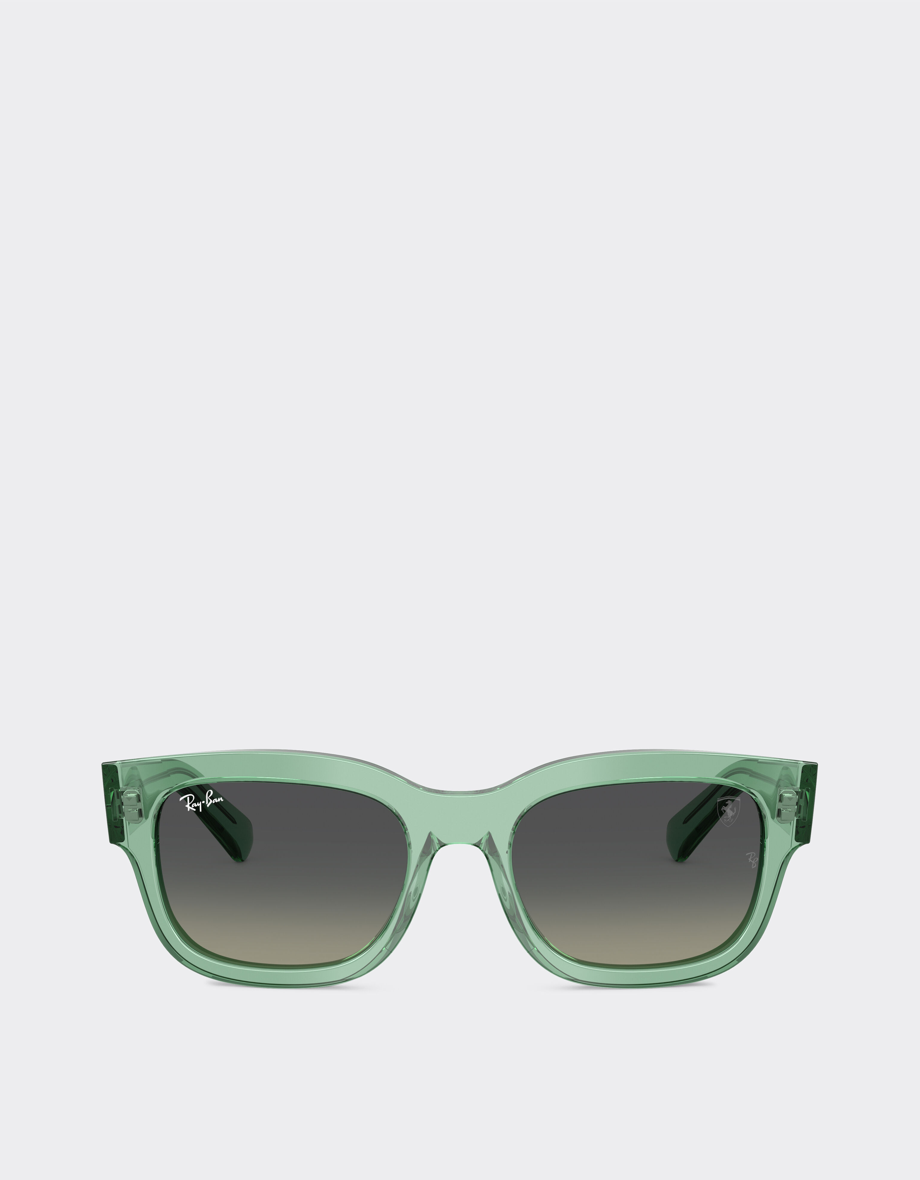 Ferrari Ray-Ban for Scuderia Ferrari RB2228M in transparent green acetate with grey gradient lenses Verde Albero LA0JIf