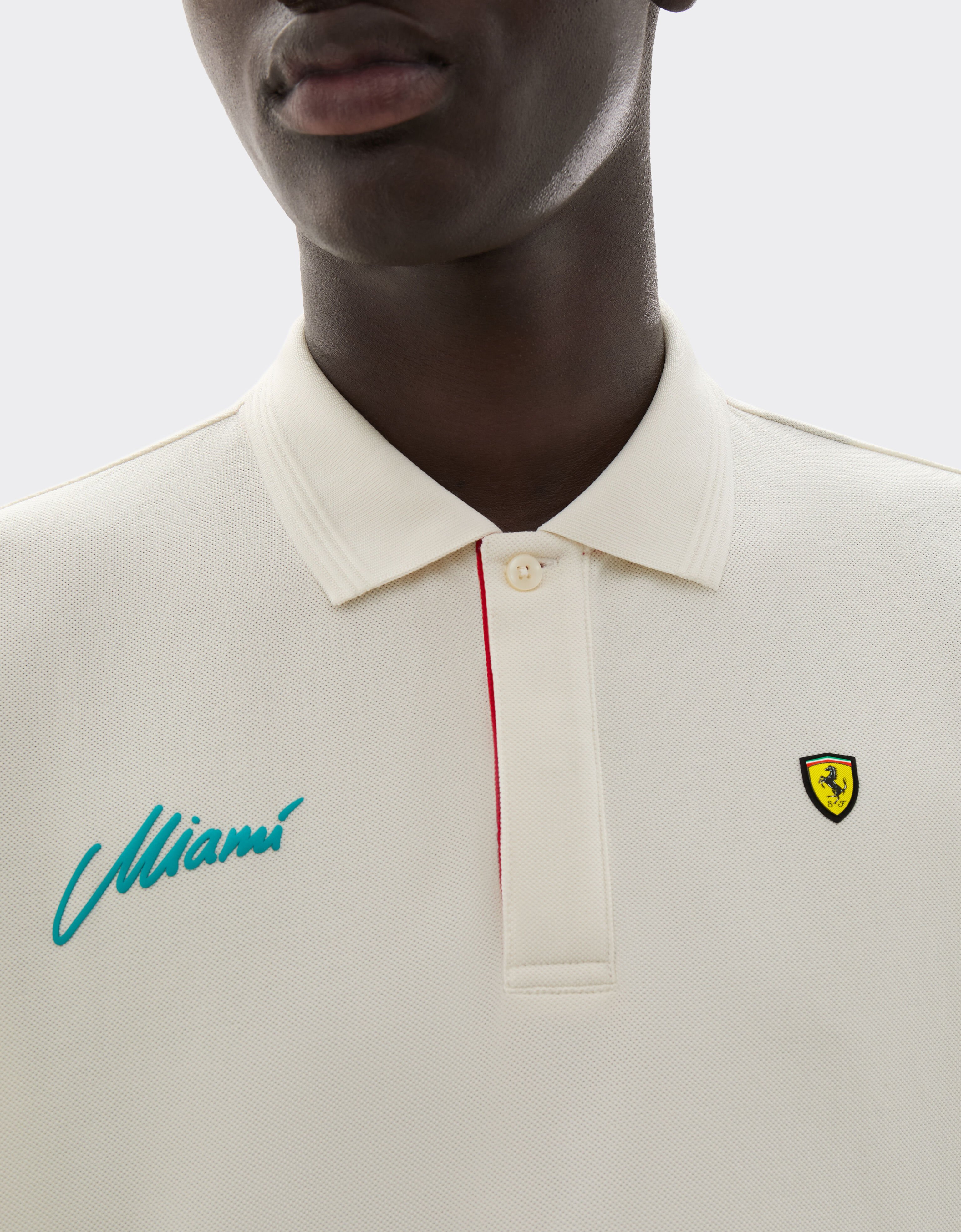 Ferrari Polo Scuderia Ferrari Miami 2026 Avorio SJMPO0019JCO0039f