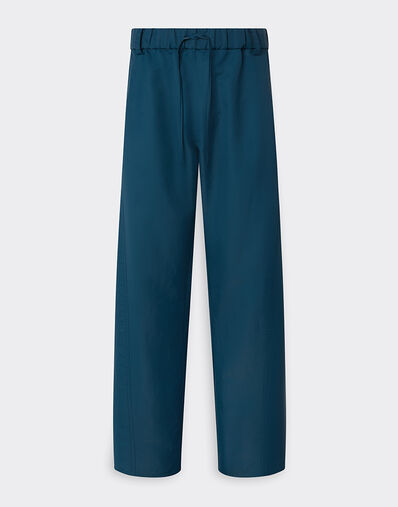 Ferrari Trousers in iridescent nylon twill Peacock 22445f