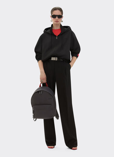 Ferrari Sac à dos en nylon uni Noir 20582f