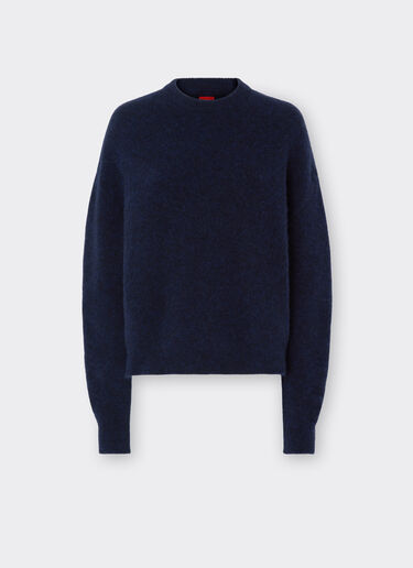 Ferrari Alpaca and merino woolturtleneck sweater Navy 21190f