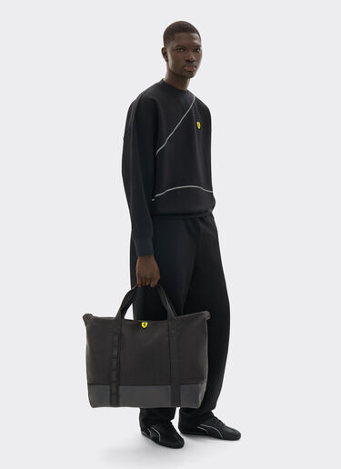 Ferrari Weekender bag in technical fabric Nero SBNWE0003HMM0033f