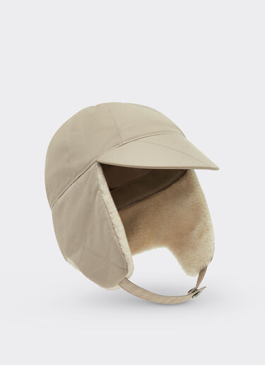Ferrari Cappello da aviatore in twill di cotone Q-Cycle® Chalk 22703f