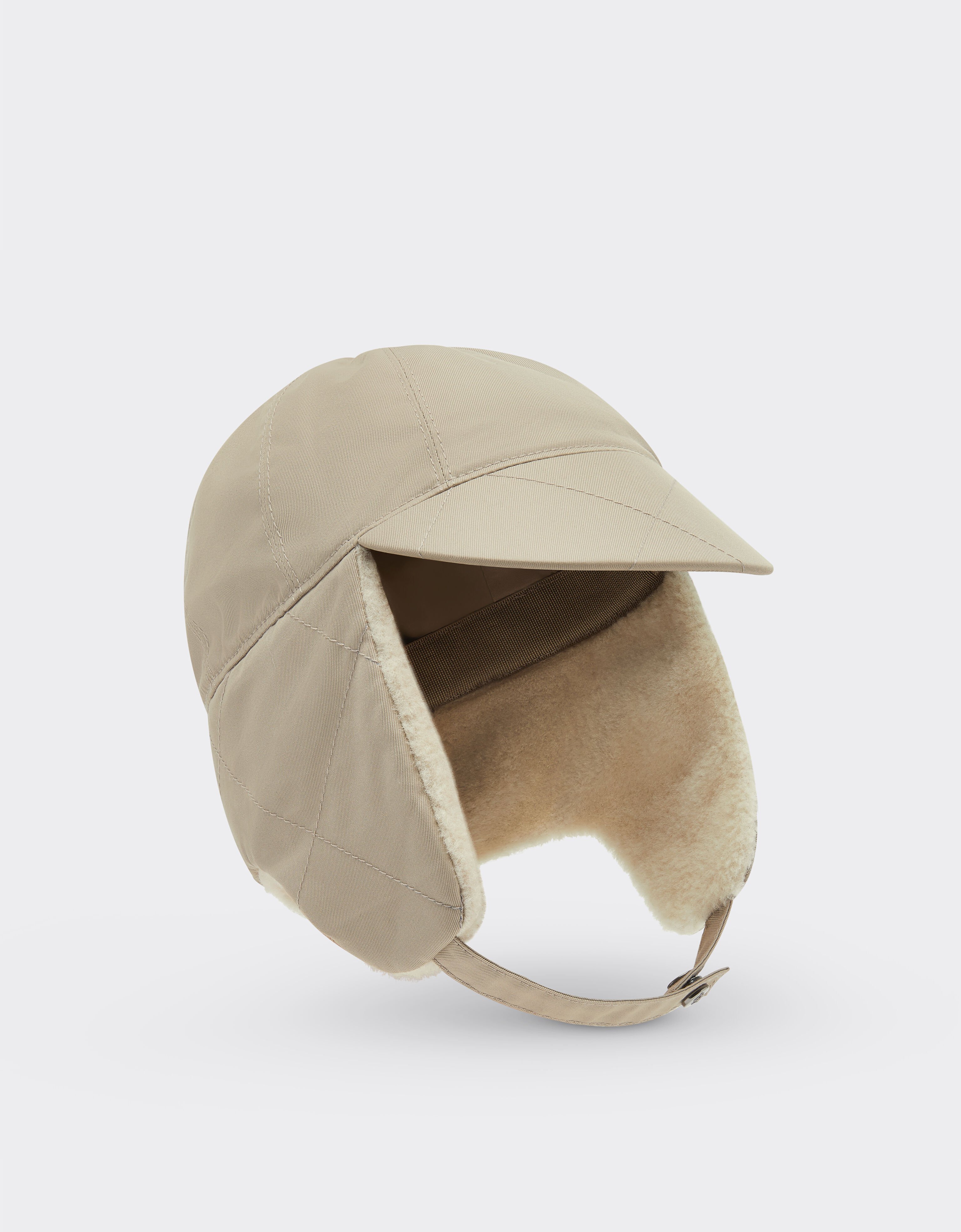 Ferrari Cappello da aviatore in twill di cotone Q-Cycle® Chalk 22703f