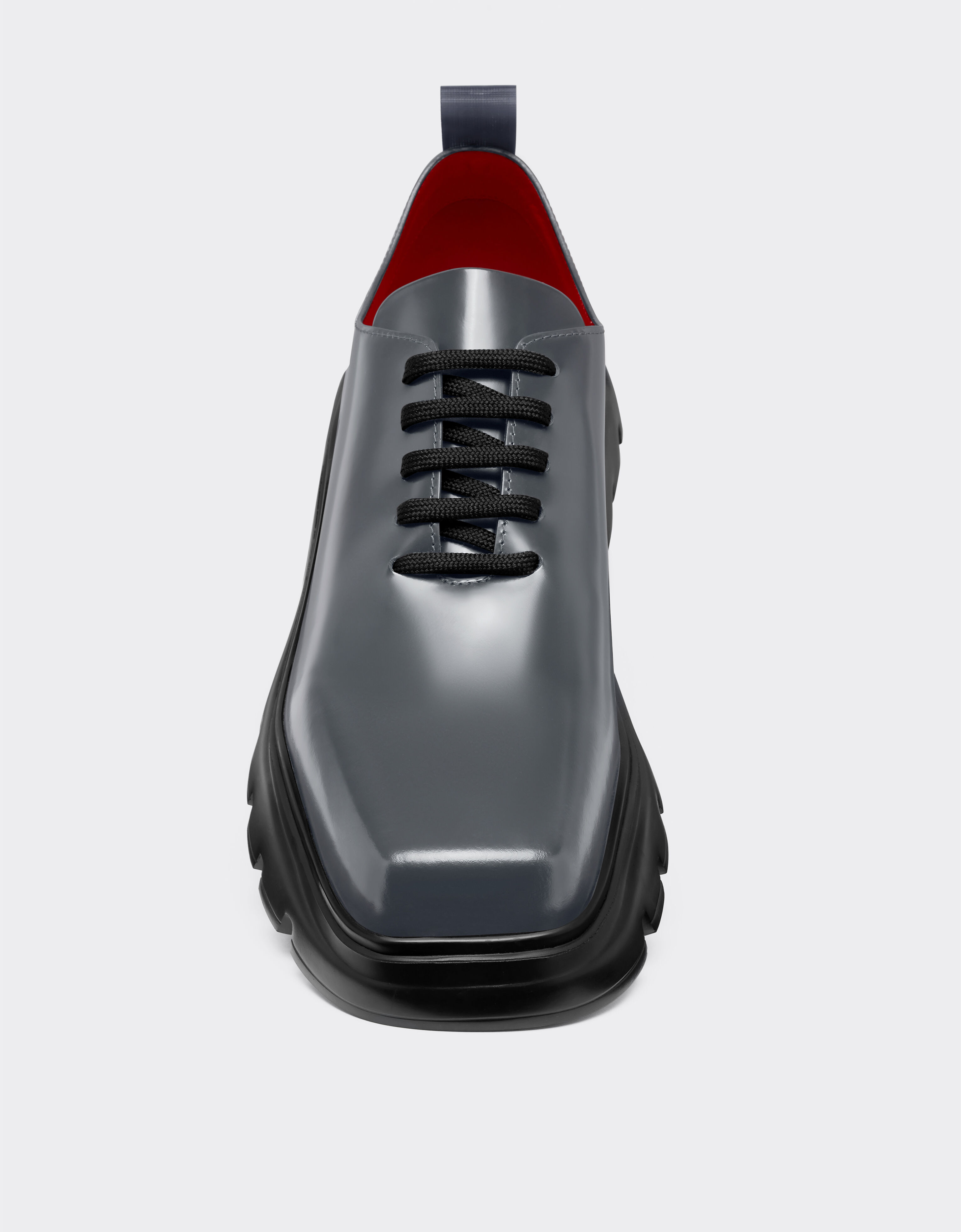 Derby shoes in smooth leather in Ingrid for Men Ferrari