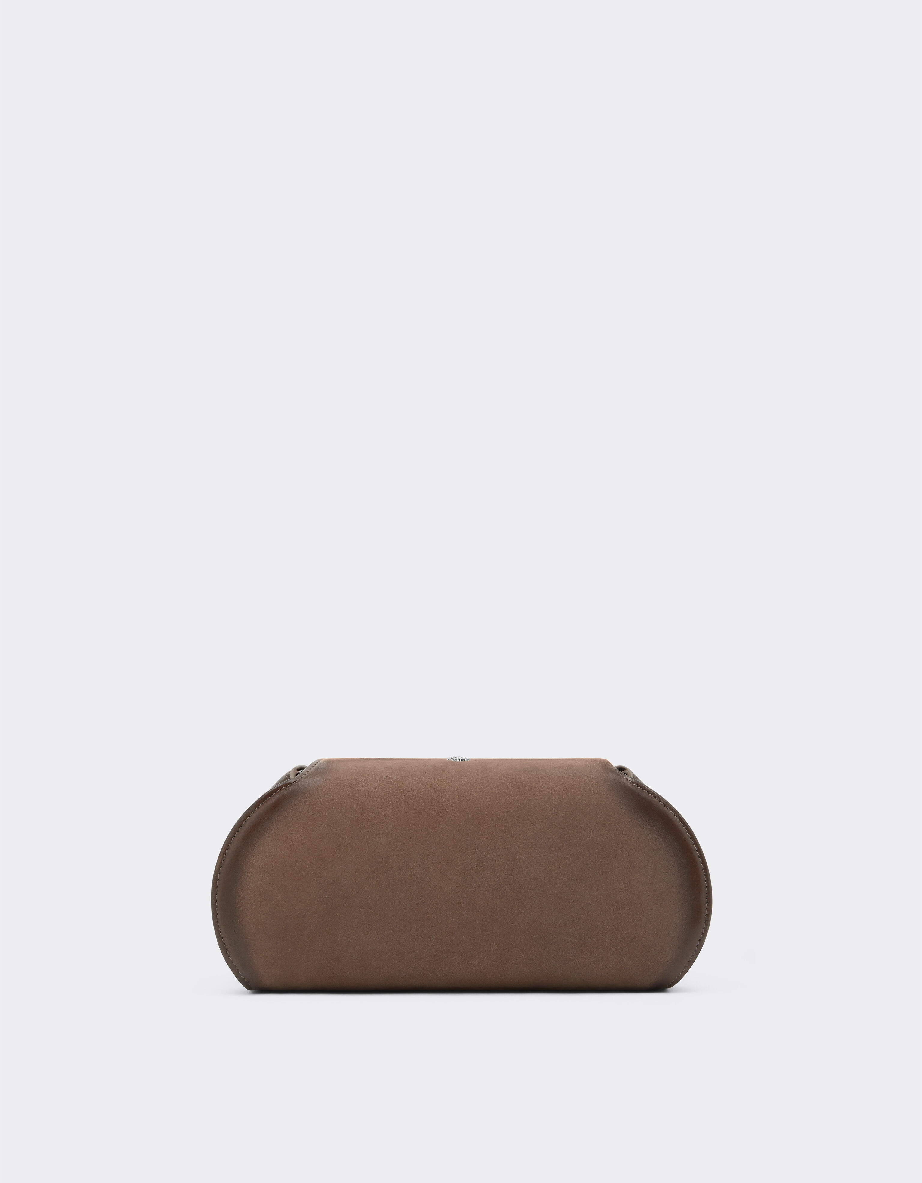 Ferrari Ferrari Dino wallet in shaded nubuck with shoulder strap Clay 50396f