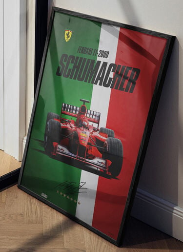 Poster ufficiale Ferrari F1-2000 Michael Schumacher World Champion Ferrari Poster ufficiale Ferrari F1-2000 Michael Schumacher World Champion Multicolore LE0P0321EXT0001f