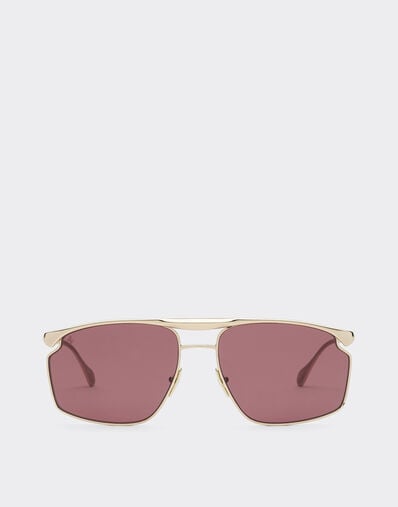 Ferrari Gafas de sol Ferrari de metal dorado con lentes exclusivas Contrast Pro™ Oro F1537f