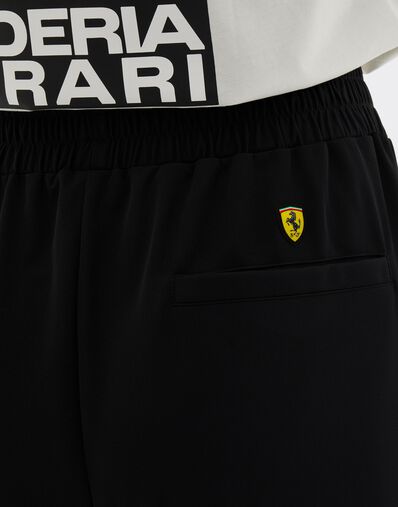  Technical piqué jogger pants Nero SKWTR0001KWO0003f