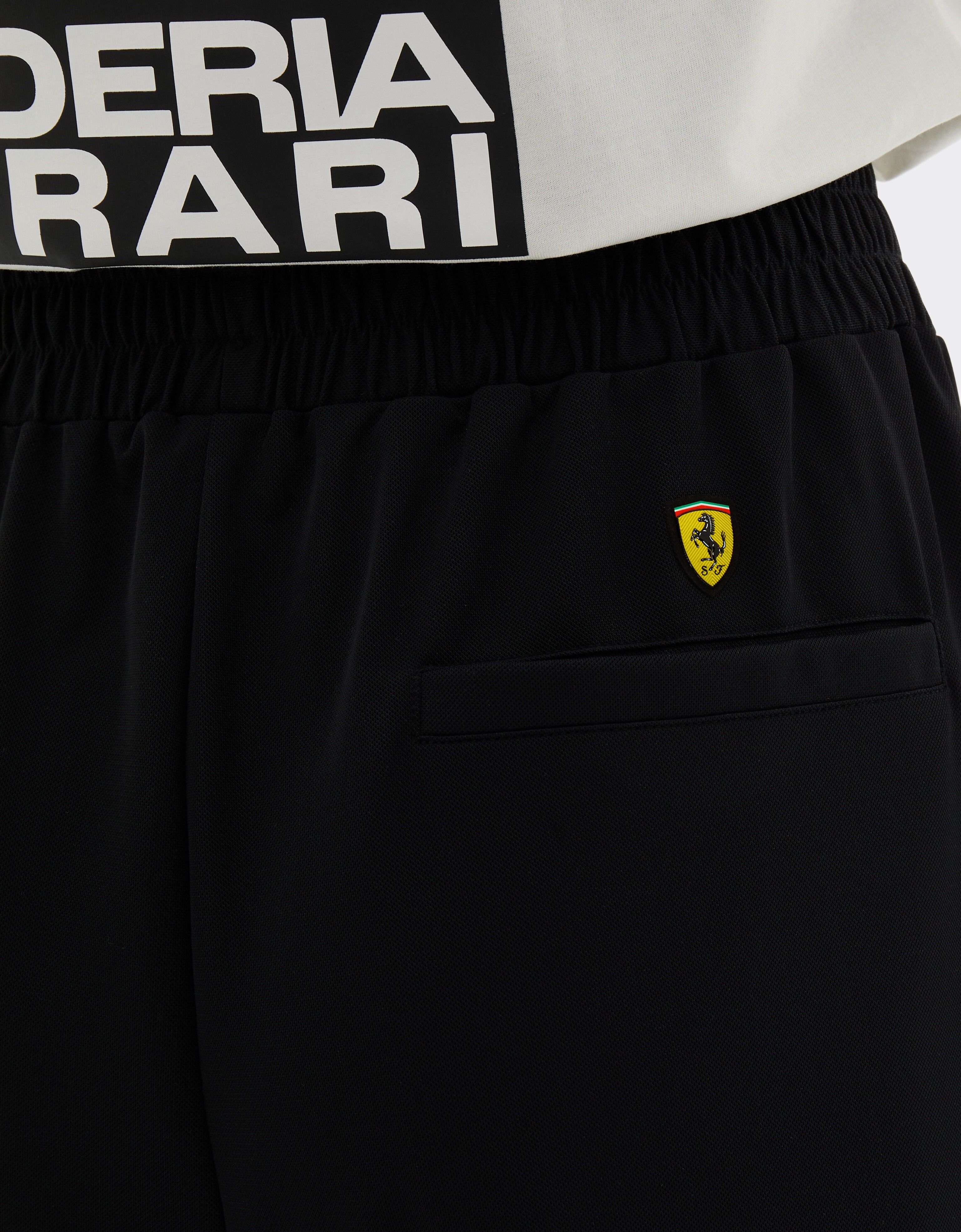  Technical piqué jogger pants Nero SKWTR0001KWO0003f