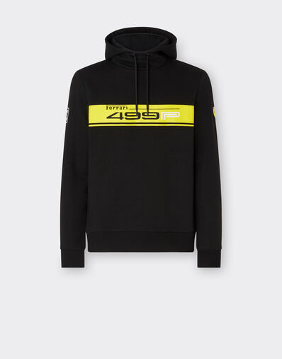 Ferrari Ferrari Hypercar 499P Sweatshirt mit Kapuze Schwarz F1319f