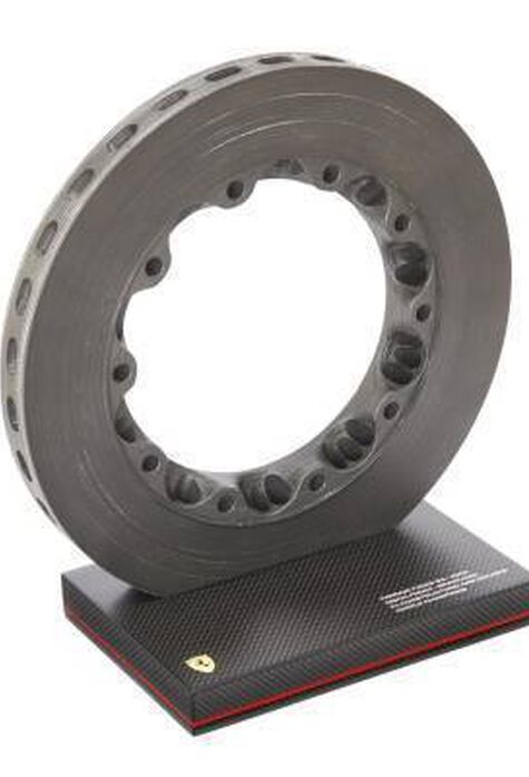 Ferrari Original brake disc from the SF90, the car that competed in the 2019 United States GP Silver 20056f