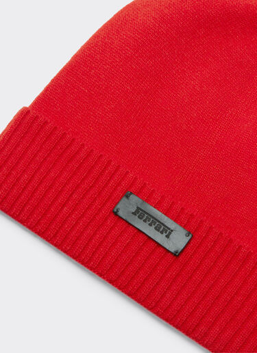 Ferrari Wool and cashmere beanie Rosso Dino 21733f