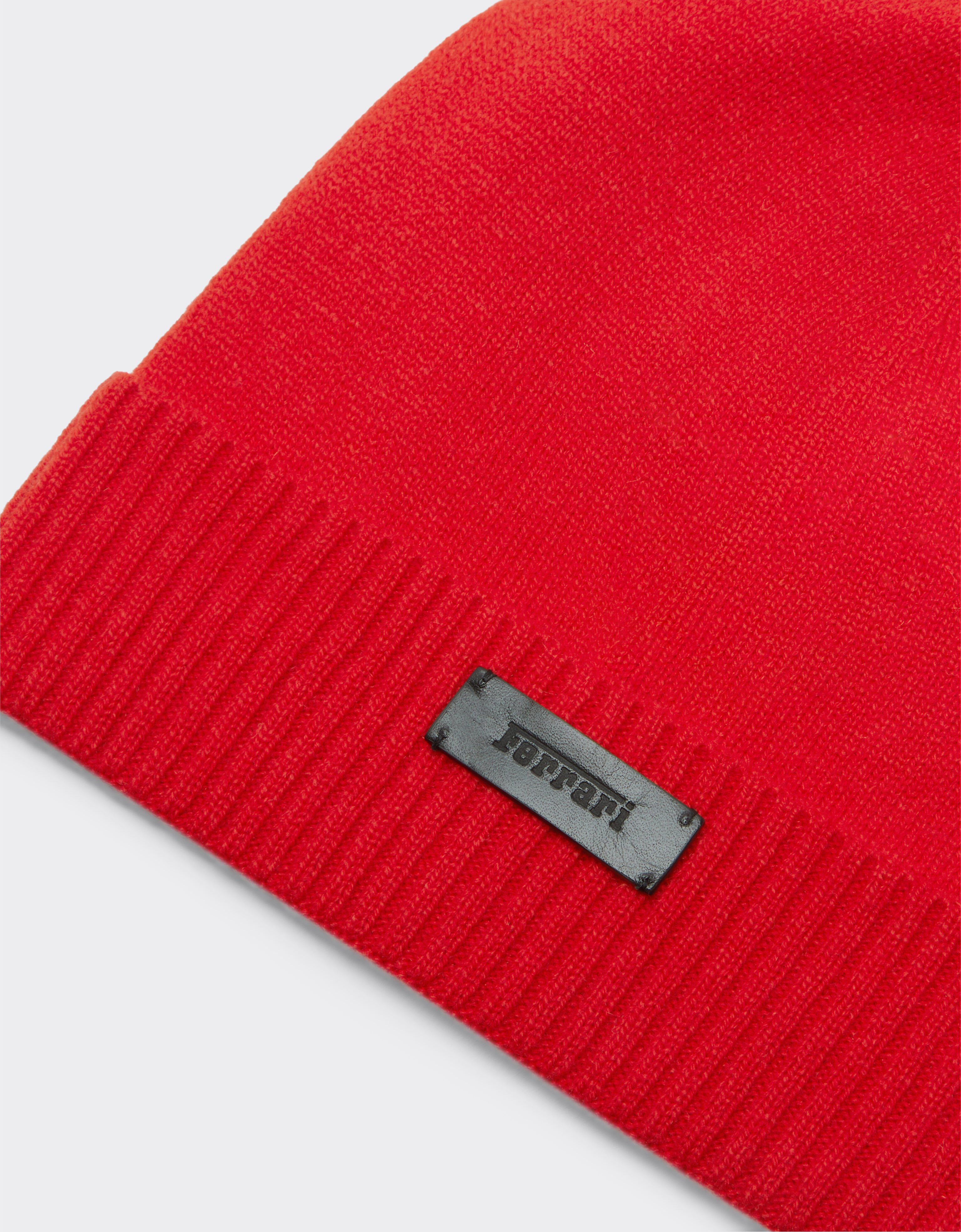 Ferrari Wool and cashmere beanie Rosso Dino 21733f
