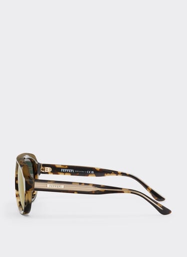 Ferrari tortoiseshell brownacetate sunglasses with green gold mirrored lenses Ferrari Ferrari tortoiseshell brownacetate sunglasses with green gold mirrored lenses Tortoiseshell LA0EUf