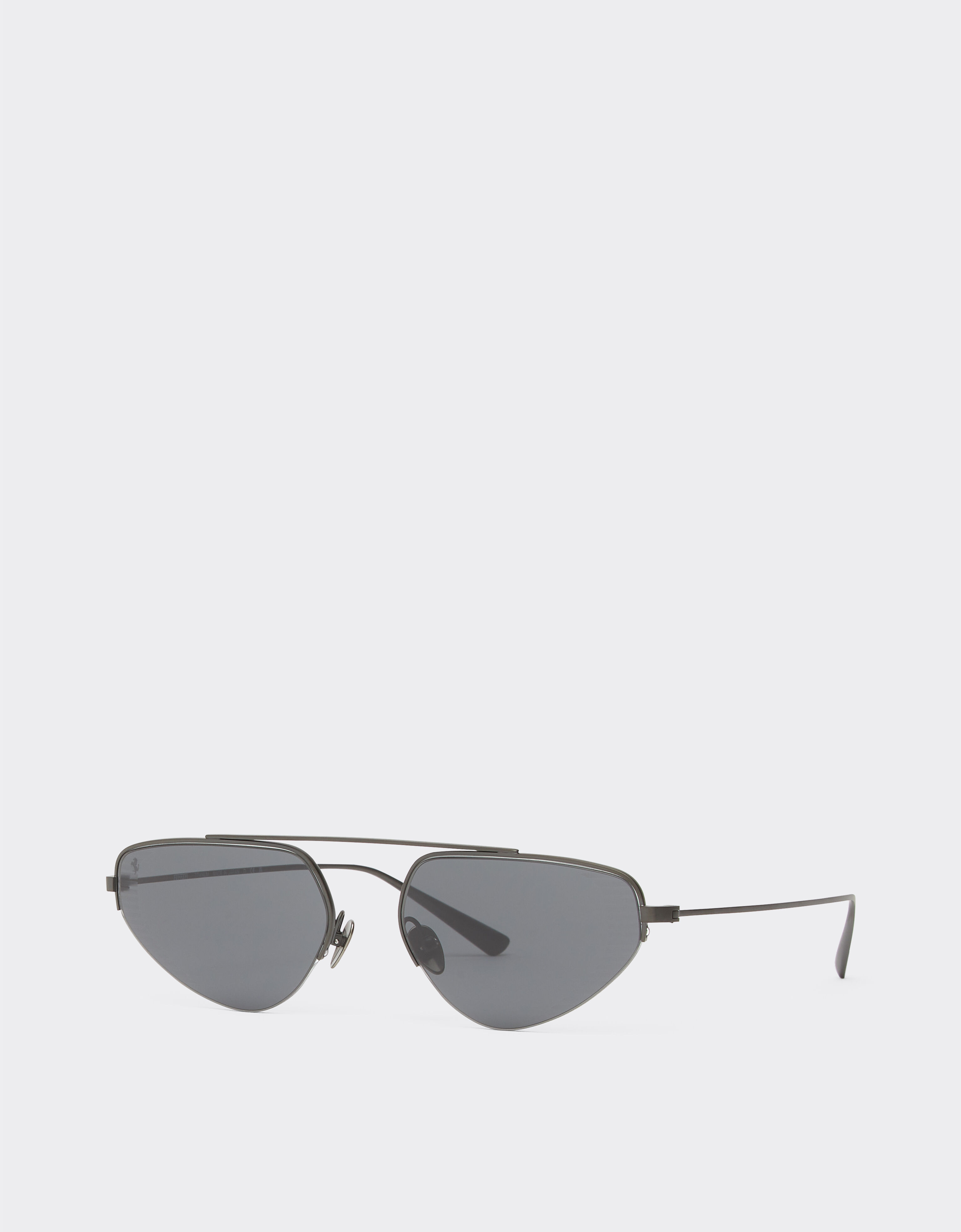 Ferrari Ferrari sunglasses in black titanium with grey lenses Black Matt F1275f