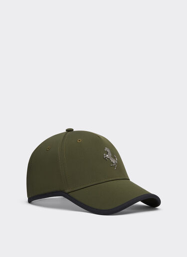 Ferrari Baseball cap con Cavallino Rampante in metallo Verde Militare 20070f