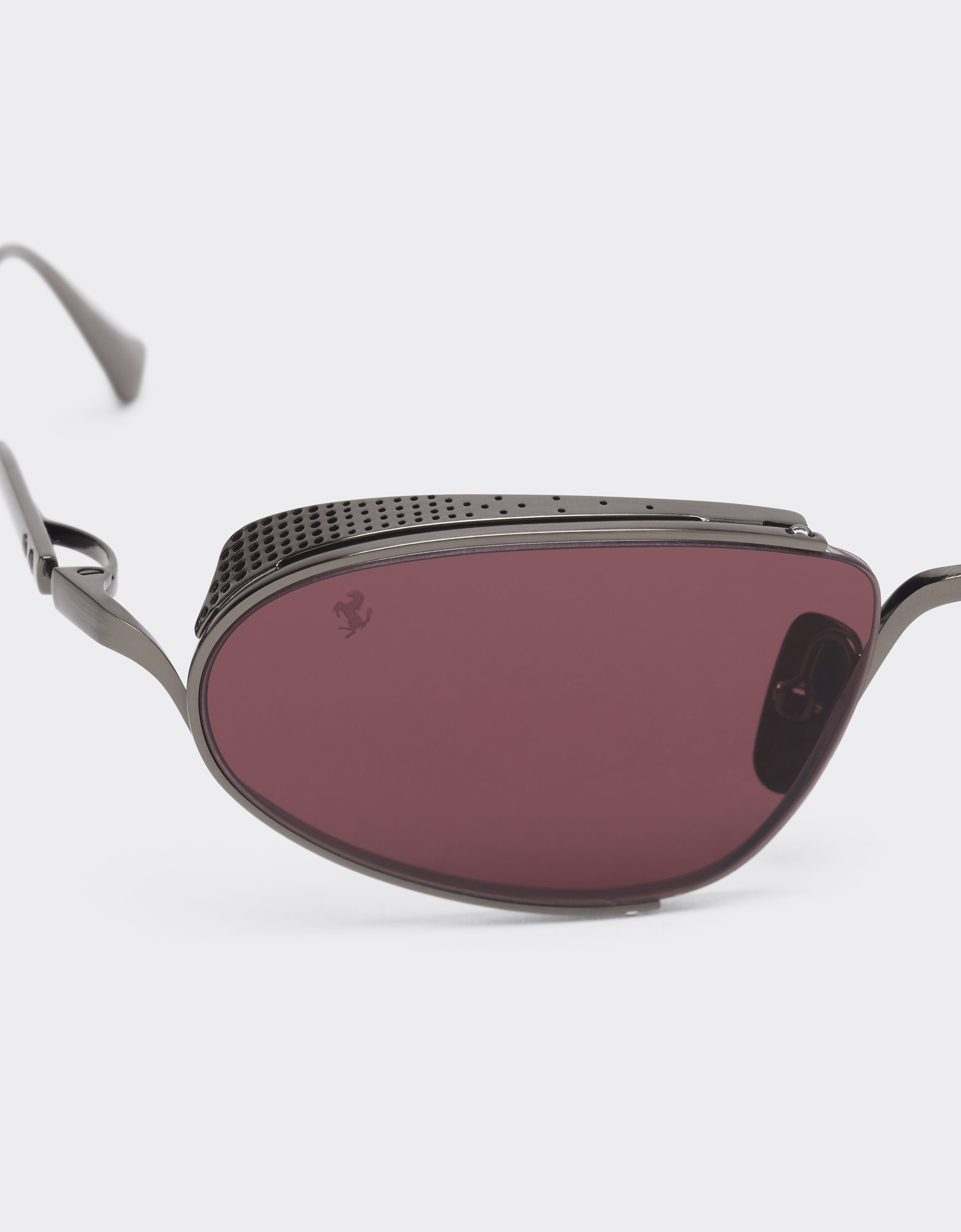 Ferrari Ferrari sunglasses in gunmetal grey titanium with exclusive Contrast Pro™ lenses Ingrid LA02Pf