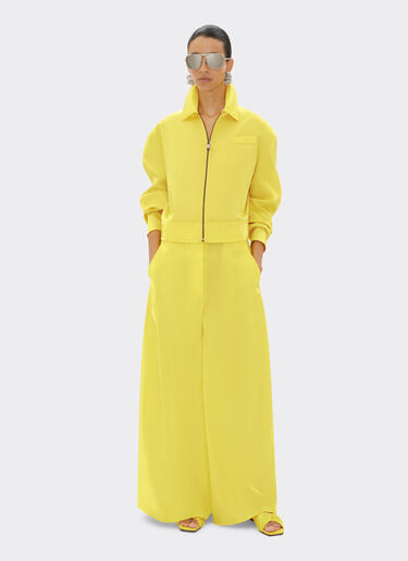 Ferrari Trousers in shiny viscose Giallo Modena 21877f
