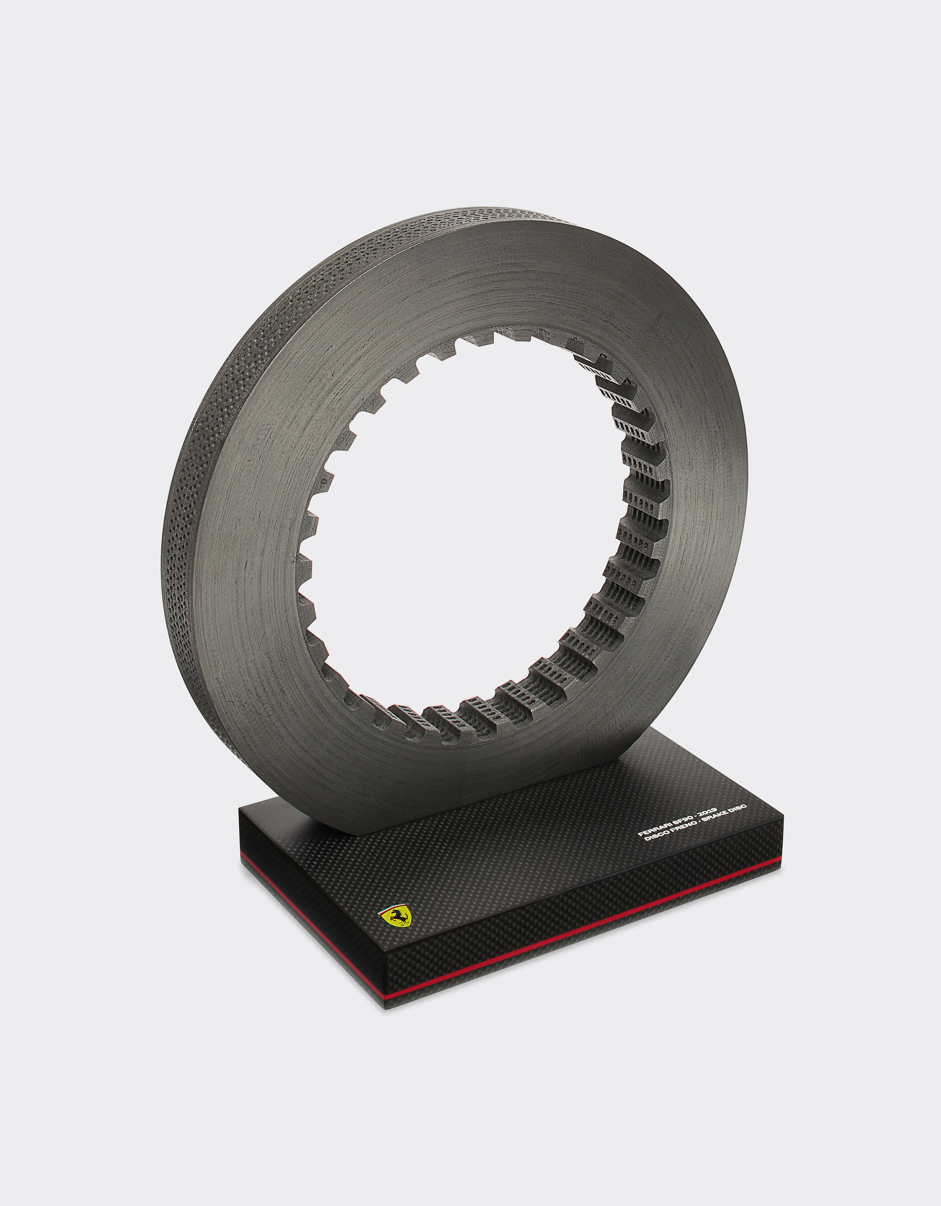 Ferrari Original SF90 race car brake disc at Austrian GP 2019 Black 48174f