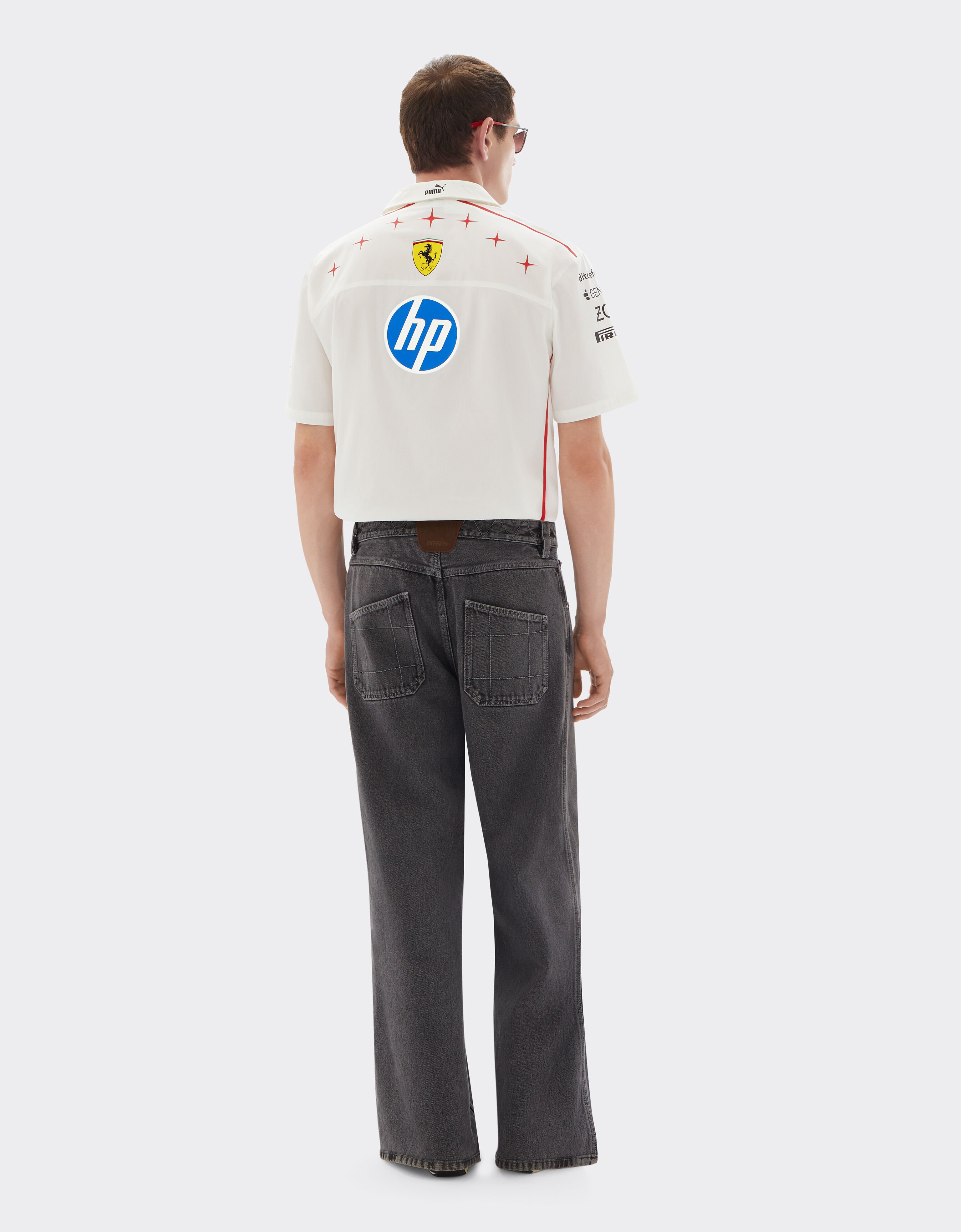 Ferrari Ferrari Replica Shirt for the 2026 Monza Grand Prix Bianco LW0SH1144EXT0001f