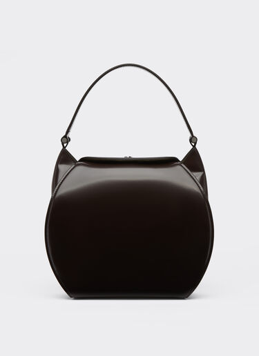 Ferrari La Ferrari Dino Hobo Bag Dark Brown 21684f