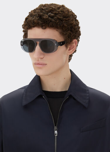 Ferrari Ferrari sunglasses in ocean colour acetate with light blue lenses Blu Scozia LA02Lf