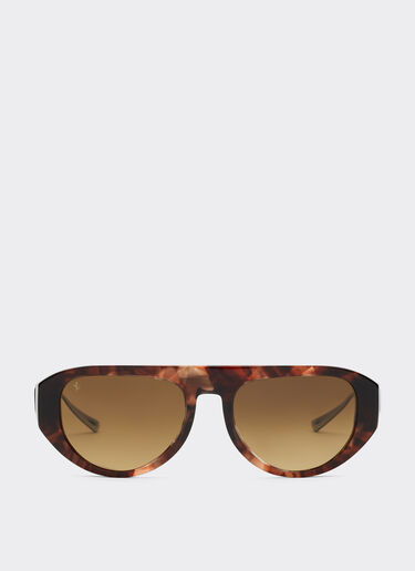 Ferrari Ferrari sunglasses in Havana acetate with polarised brown gradient lenses Beige F1549f