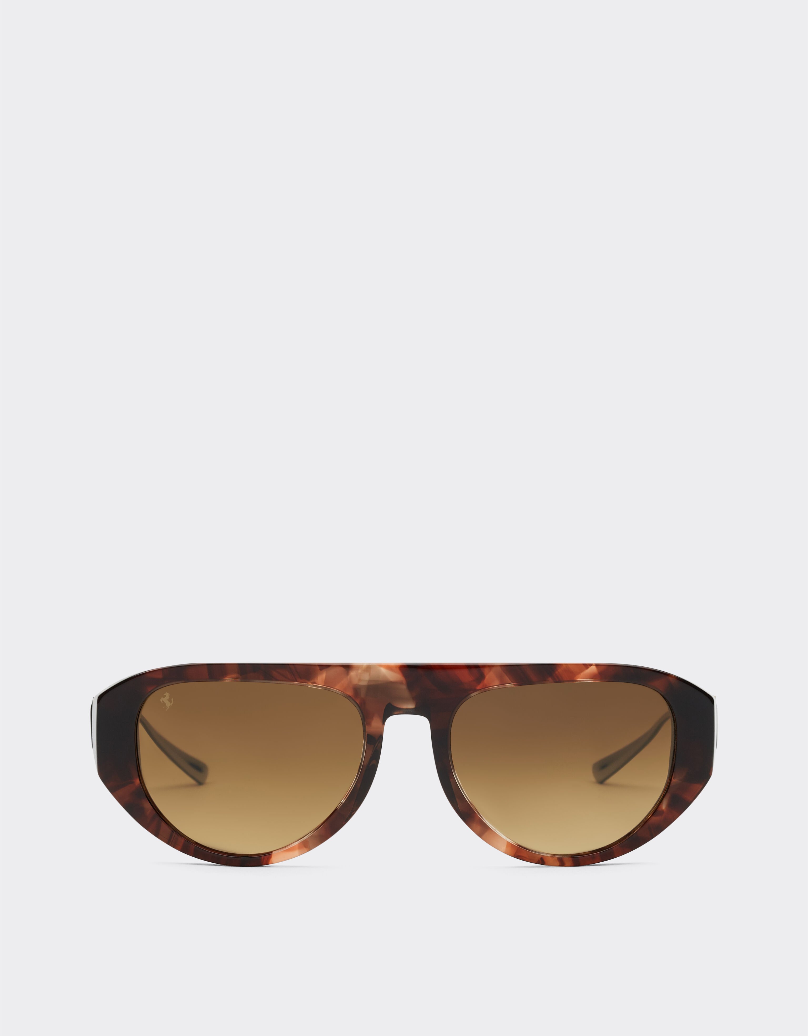 Ferrari Ferrari sunglasses in Havana acetate with polarised brown gradient lenses Beige F1549f