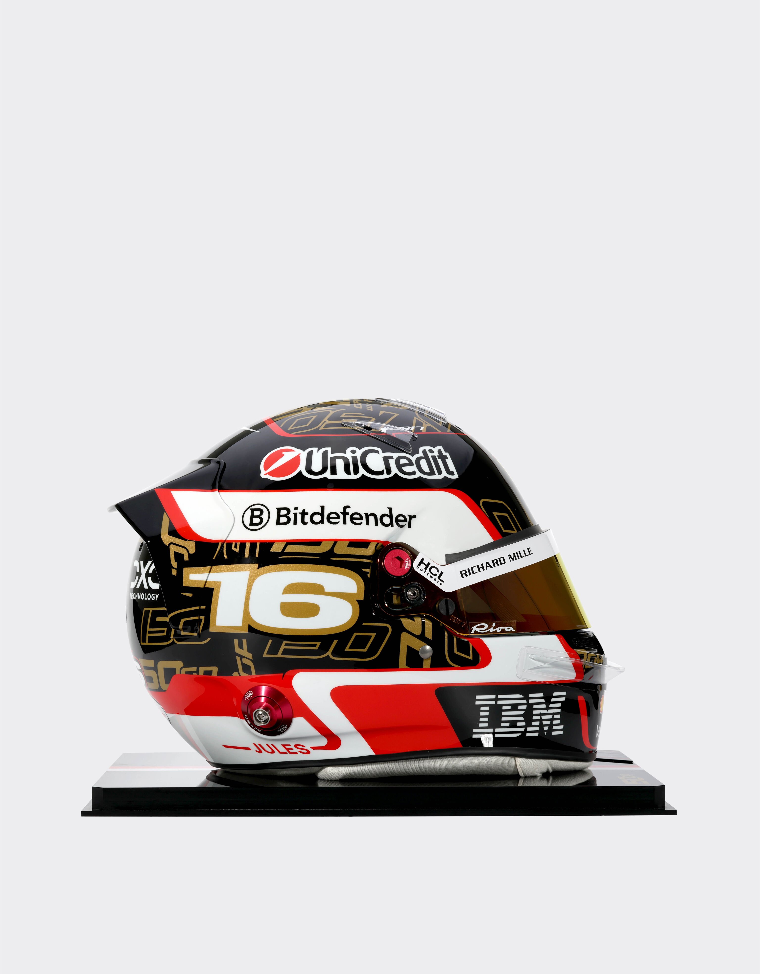 Leclerc Helmet Abu Dhabi Special Edition 2025 1:1 Scale Ferrari Leclerc Helmet Abu Dhabi Special Edition 2025 1:1 Scale Multicolour LA0GMf