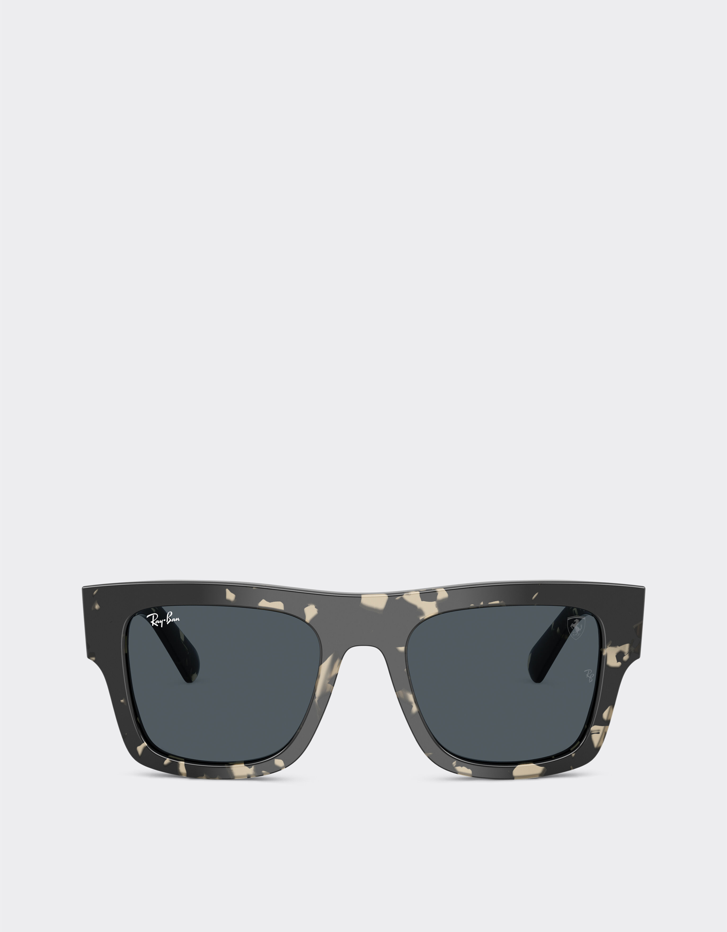 Ferrari Ray-Ban for Scuderia Ferrari RB2217M in grey havana acetate with dark grey lenses Ingrid LA014f