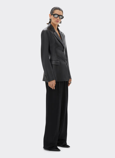 Ferrari Blazer aus Nappaleder Schwarz 21643f