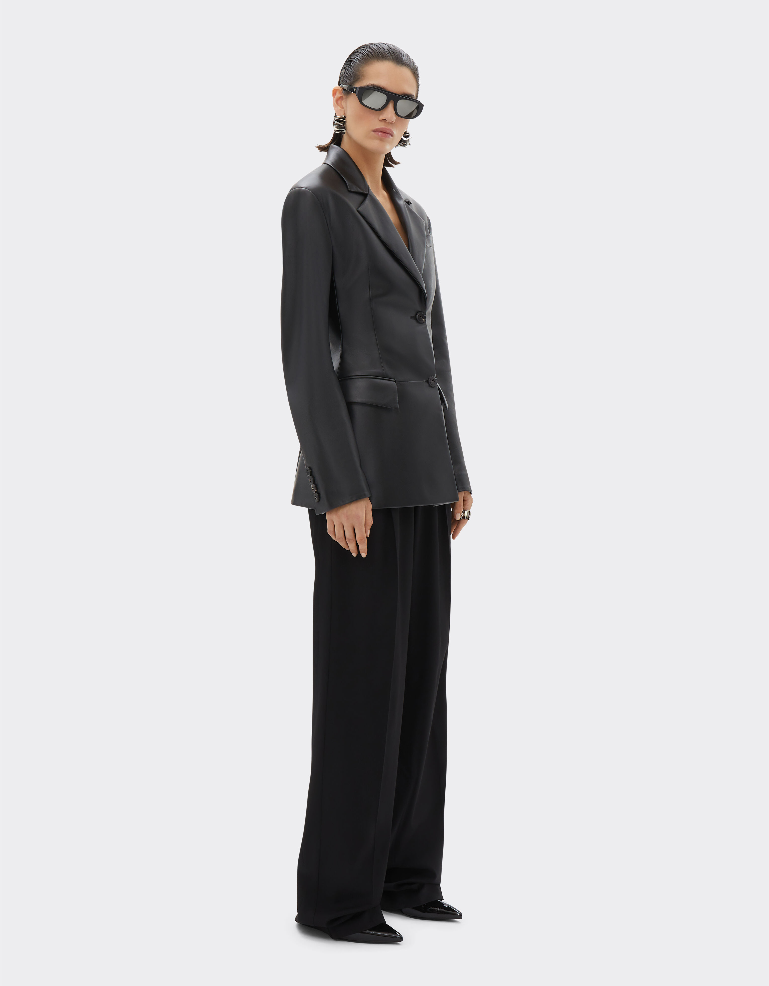 Ferrari Blazer aus Nappaleder Schwarz 21643f