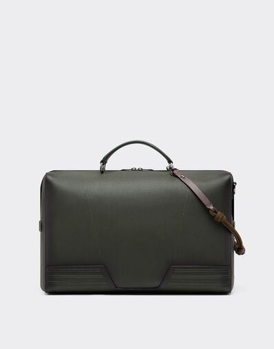 Ferrari Bolsa de viaje GT soft Reacondicionada por Ferrari en cuero sombreado con scooby Verde militar 49878f
