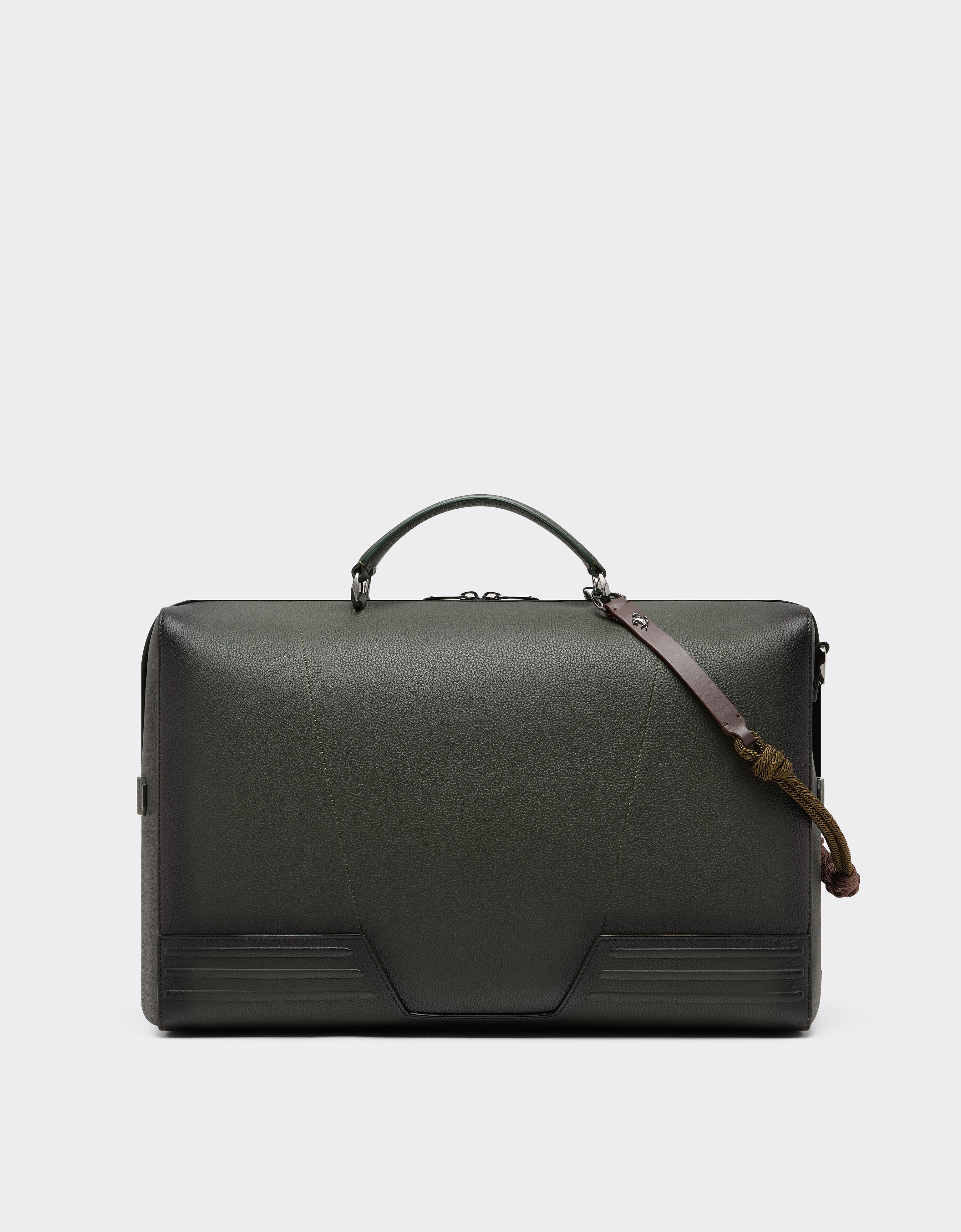 Ferrari Bolsa de viaje GT soft Reacondicionada por Ferrari en cuero sombreado con scooby Verde militar 49878f
