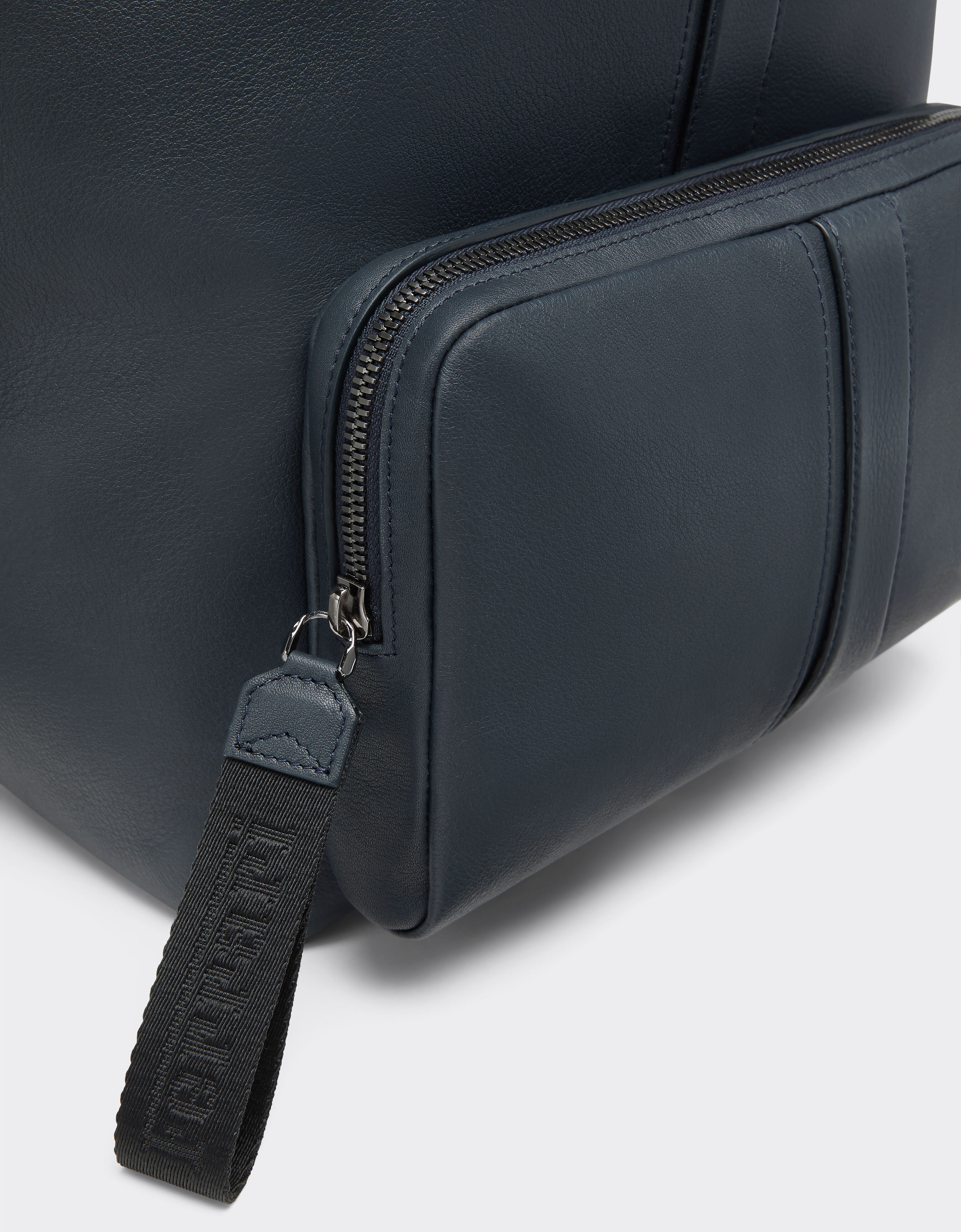Ferrari Rucksack in tumbled leather Navy 22253f