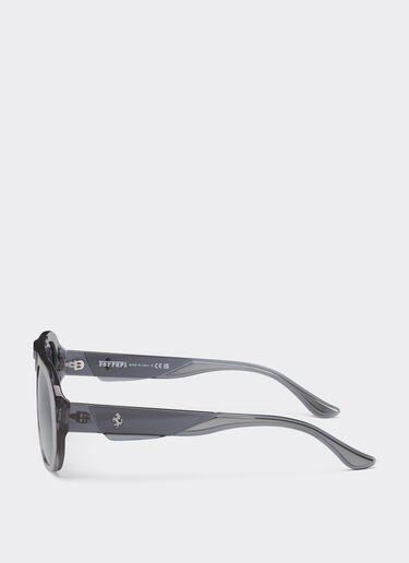 Ferrari Ferrari sunglasses in ocean colour acetate with light blue lenses Blu Scozia LA02Lf