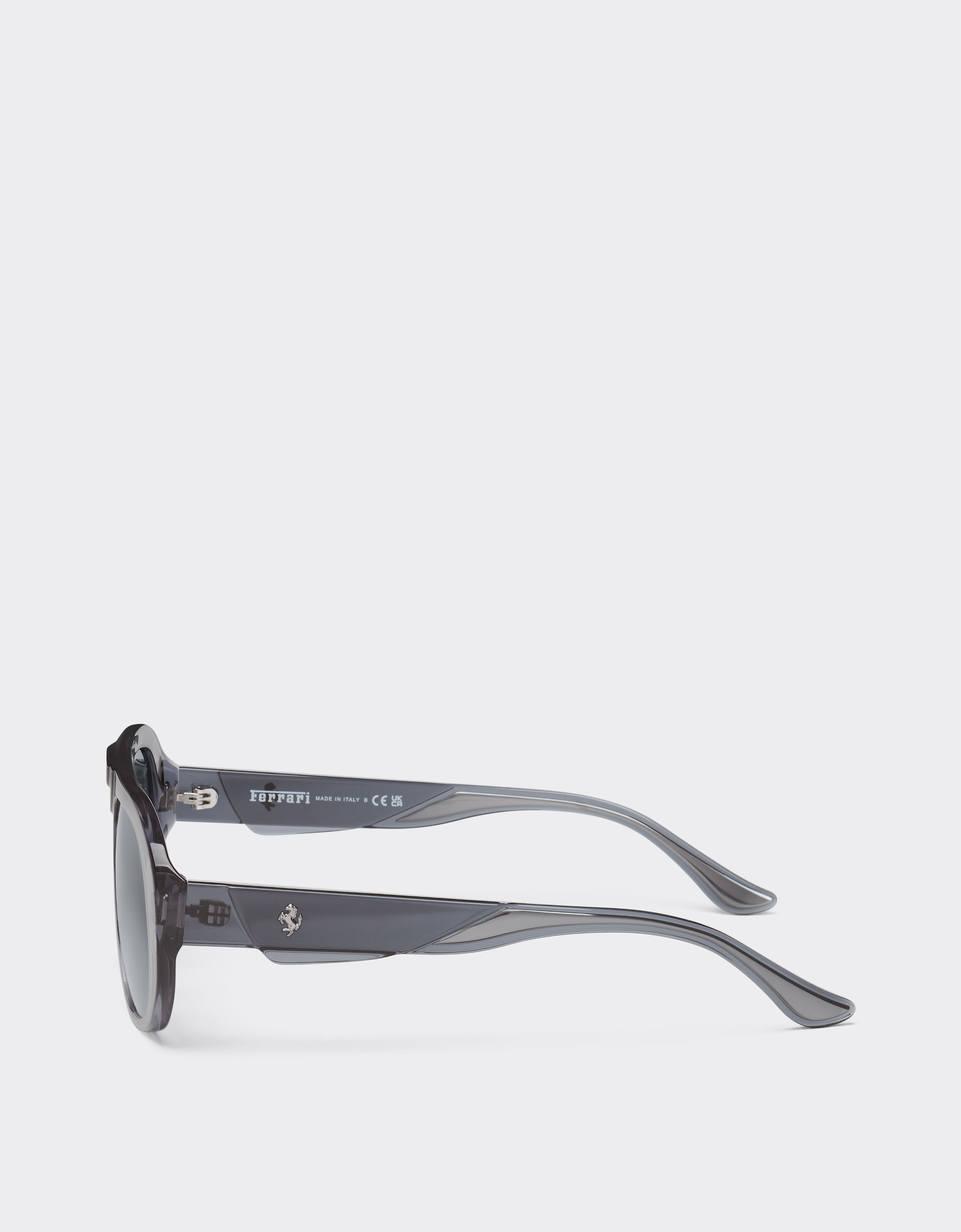 Ferrari Ferrari sunglasses in ocean colour acetate with light blue lenses Blu Scozia LA02Lf