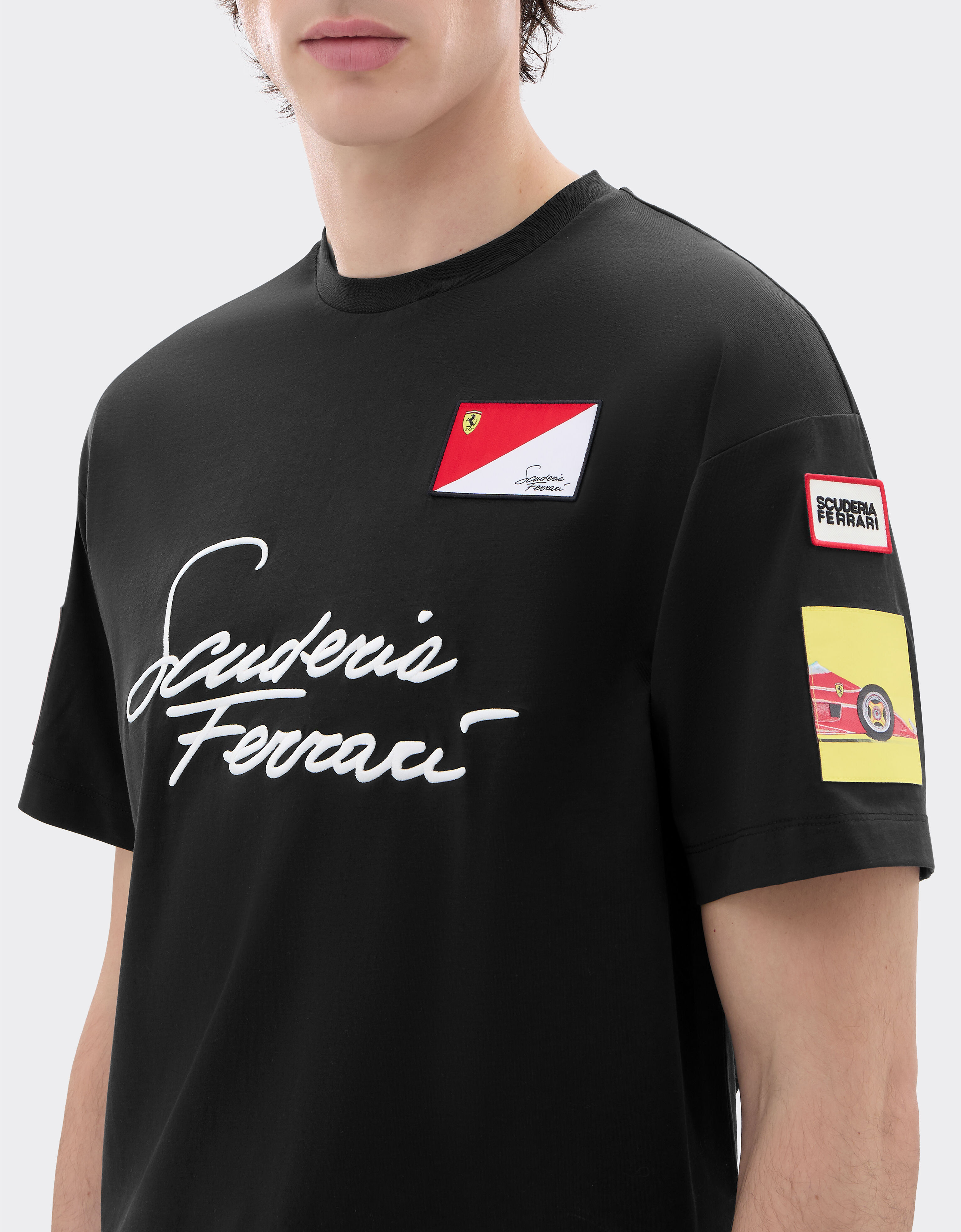 Scuderia Ferrari cotton T-shirt Ferrari Scuderia Ferrari cotton T-shirt Rosso Corsa SJMTH0040JCO0039f