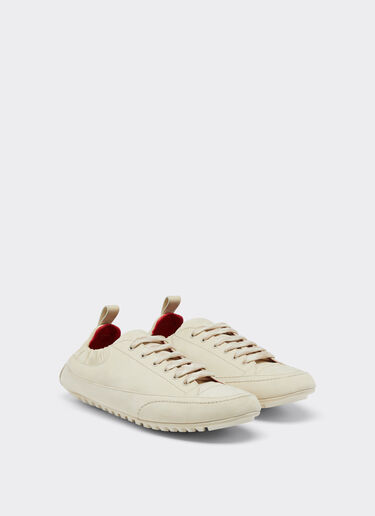 Ferrari Driving trainers in nubuck leather Ecru 22033f