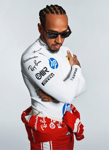 Ferrari Ray-Ban pour Scuderia Ferrari Hamilton GP Silverstone Édition spéciale Rosso Scuro LA0JEf