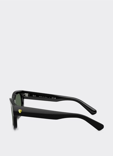 Ferrari Ray-Ban pour Scuderia Ferrari RB2228M en acétate noir avec verres vert foncé Nero LA0JFf